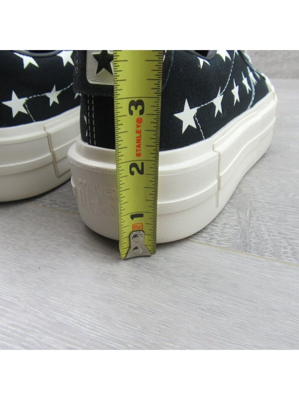 Converse CTAS Cruise Archive Stars OX  Women's Size 8 Black Shoes NEW - Picture 9 of 14